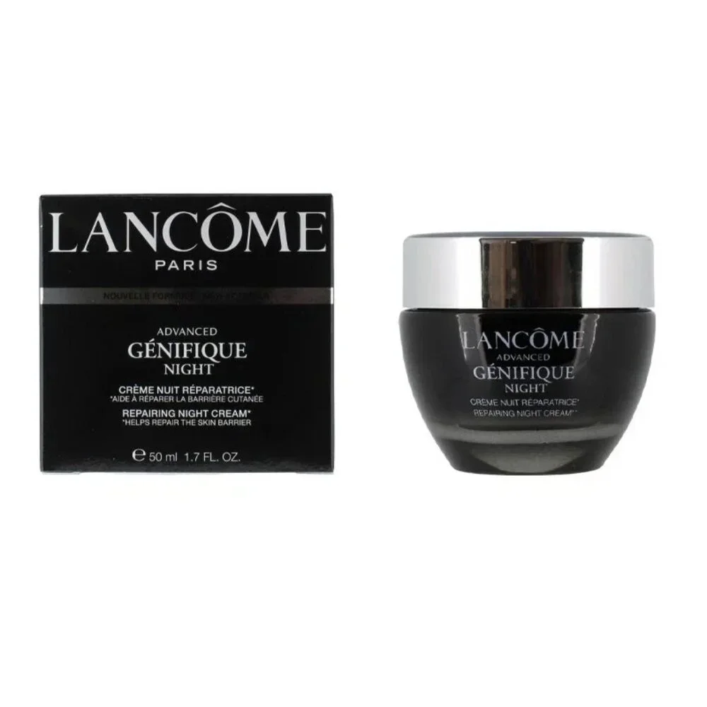 Lancôme Advanced Génifique Night Cream 1.69oz  Anti-Aging Moisturizer Pack of 2 - Picture 2 of 6